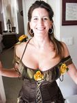 American huge tits milf slut in private and public - Photo #20