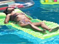 Another Slut in the pool - Photo #20