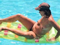 Another Slut in the pool - Photo #16