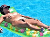 Another Slut in the pool - Photo #12