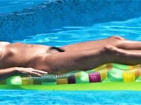 Another Slut in the pool - Photo #14