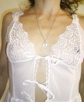Showing my sexy collection of white lingerie - Photo #8