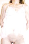 Showing my sexy collection of white lingerie - Photo #6