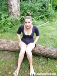 Girlfriend outdoors decides to pleasure herself passionately - Photo #57