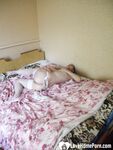White stockings look amazing on my hot girlfriend - Photo #53