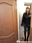 Horny MILF strips jeans to masturbate passionately - Photo #2