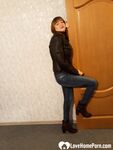 Horny MILF strips jeans to masturbate passionately - Photo #10
