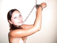 Chained beauty in stockings wants your attention - Photo #12