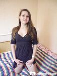 Skinny amateur brunette masturbates furiously on camera - Photo #4