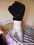 Skinny amateur brunette masturbates furiously on camera - Photo #15