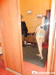 Hot teen shows her body in the mirror - Photo #48