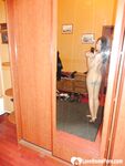 Hot teen shows her body in the mirror - Photo #52