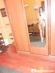 Hot teen shows her body in the mirror - Photo #64