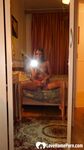 Amateur brunette babe taking selfies before her shower - Photo #17