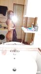Amateur brunette babe taking selfies before her shower - Photo #9