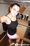 Cute office worker does a naughty shoot - Photo #12