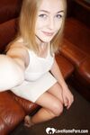 Pretty blonde shows her naked body on camera - Photo #1