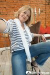 Blonde MILF loves trying out various stockings - Photo #7
