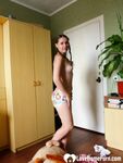 Horny girlfriend humps a big dog plushie - Photo #10