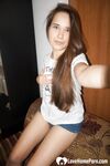 Cute teen tries on some sexy lingerie - Photo #1