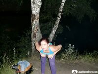 Midnight camping goes wild with my kinky girlfriend - Photo #9