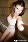Brunette teen teases with her juicy ass - Photo #13