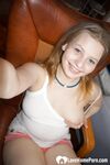 Busty girlfriend exposes her tits to the camera - Photo #1
