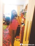 Hot girlfriend displaying her legs and ass - Photo #1