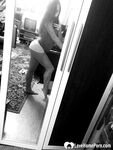 Hot girlfriend displaying her legs and ass - Photo #4