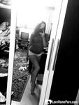Hot girlfriend displaying her legs and ass - Photo #6