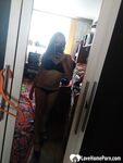Hot girlfriend displaying her legs and ass - Photo #10