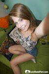 Cute nerdy guitarist posing in some lingerie - Photo #1