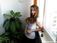 Sister's friend plays with a big plug - Photo #15