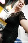 These black stockings really complement my tits - Photo #10