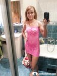 Seductive amateur knows how to flash her tits - Photo #3