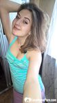 Desirable brunette teases with her hairy slit - Photo #4