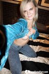 Hot babe puts on a schoolgirl outfit - Photo #4