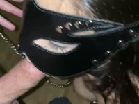 Amateur girl Sexy Alina XXX wears a mask during POV sex acts - Photo #14