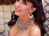 Busty Latina Catalina Cruz strips & touches herself during her live show - Photo #19