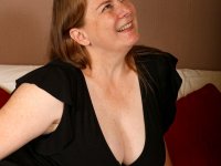 Mature BBW with big tits Rachel blows two old dicks at the same time - Photo #2