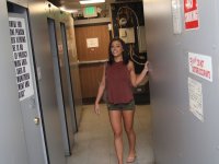 Black dick lover Adriana Chechik fingers pussy close up in gloryhole room - Photo #5
