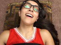 Sweet brunette nerd Madison Wilde gets fucked hard in POV action - Photo #17