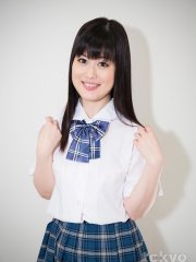 Japanese schoolgirl in socks and skirt chokes on a cock during a face fucking