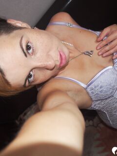 Teen with small tits enjoys some teasing
