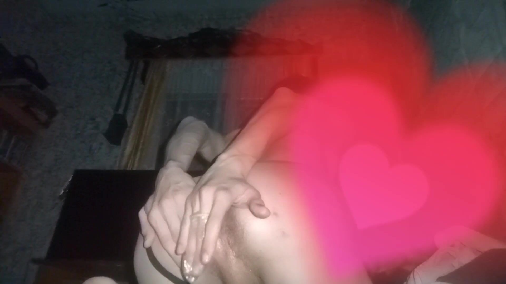 Gay fucks his ass with his fingers