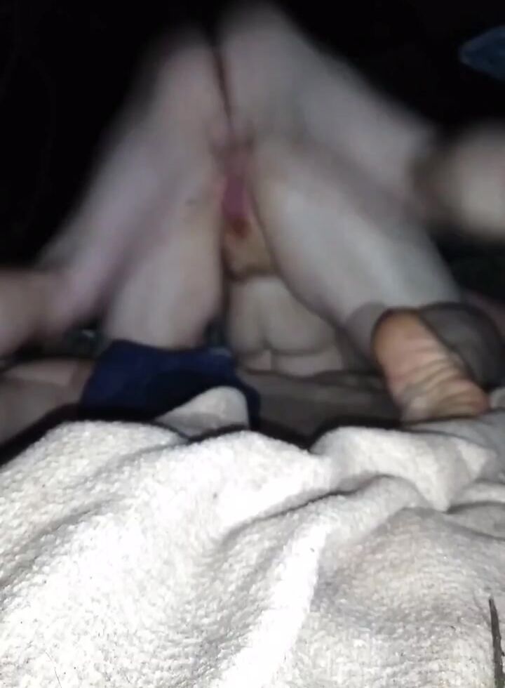 Late night camping anal fuck