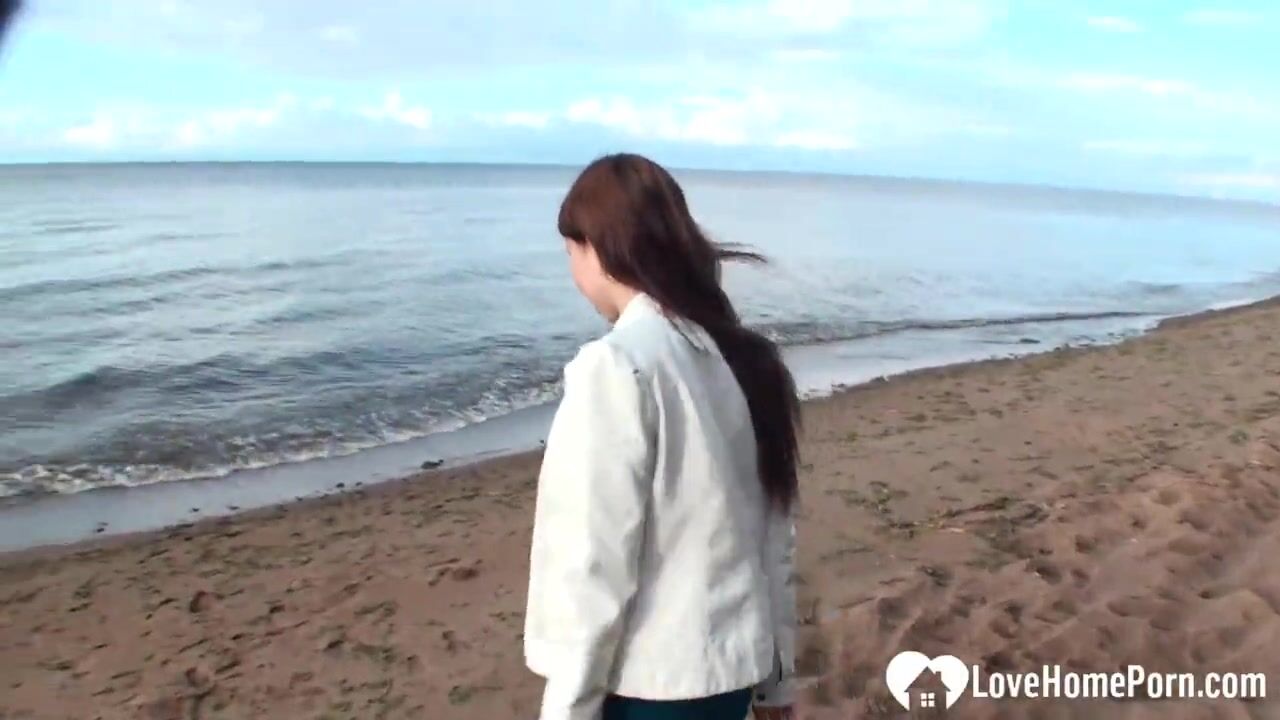 Big booty babe at the beach gets shafted