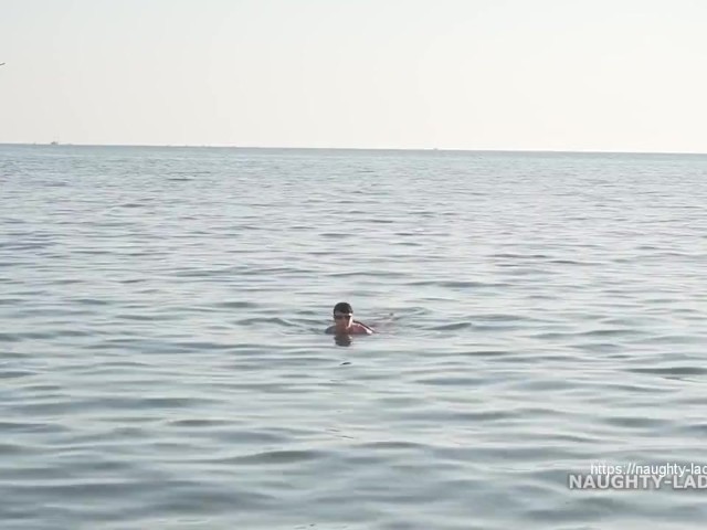 One-piece transparent swimsuit