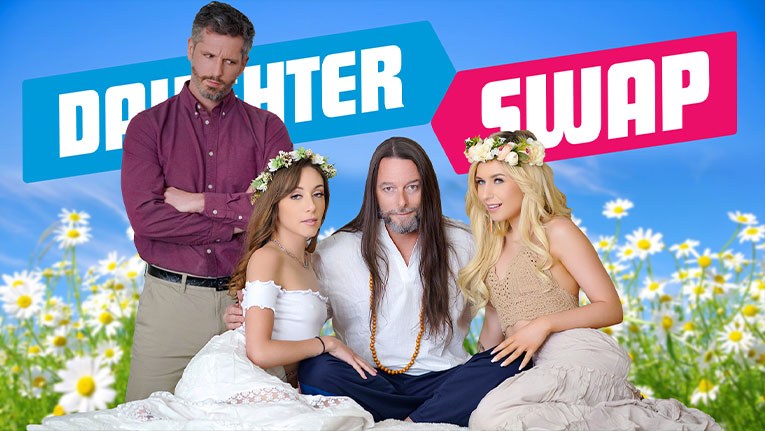 Daughter Swap - Dani Blu Invited Her Bestie And Her Stepdad For Private Tantric Lesson on PornHD