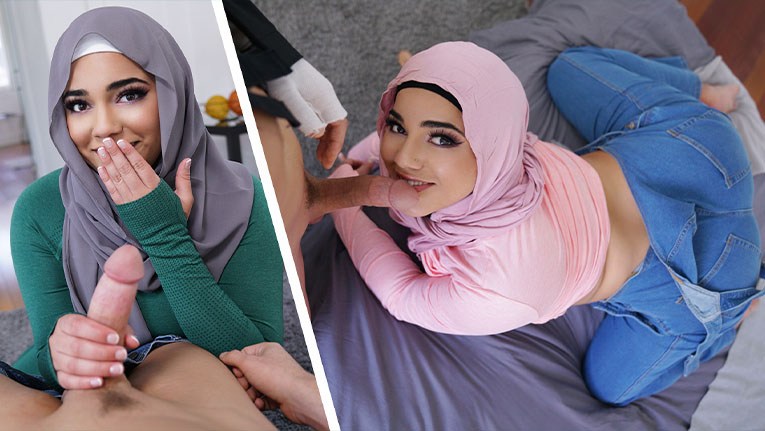 Hijab Hookup - Sexy Muslim Teen Live Out Her Deepest Fantasies With Her Hot StepUncle on PornHD